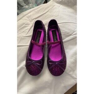 Funtasma Girls purple sequins shoes size 1